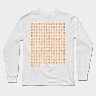 200 digit prime number (orange rectangles) Long Sleeve T-Shirt